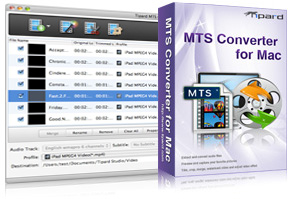 MTS Converter for Mac Screen