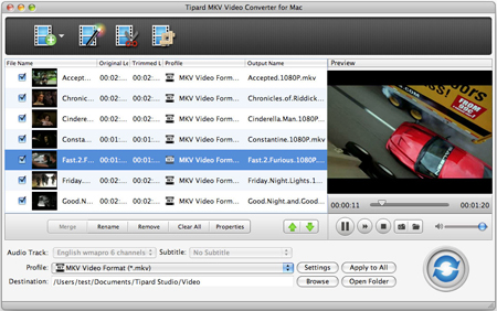 Tipard MKV Video Converter for Mac